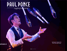Tablet Screenshot of paulponce.com